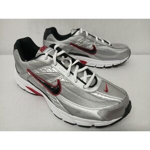 Nike Men's‎ Initiator Running Shoes 394055-001 Metallic Silver Red Black Sz 13